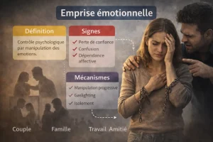 emprise émotionnelle définition signes et mécanismes manipulation psychologique relation toxique