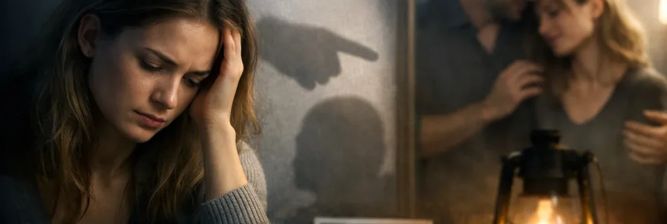 femme sous emprise émotionnelle dans une relation toxique manipulation psychologique couple